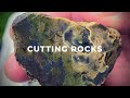 Cutting Rocks • You Never Know Whats Inside (Rhyolite, Agates & Chalcedony)