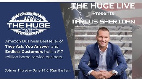 Marcus Sheridan Huge Livestream