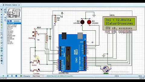 Solar powered Vehicle with Alcohol and Eye Blink sensor with ignition controlling