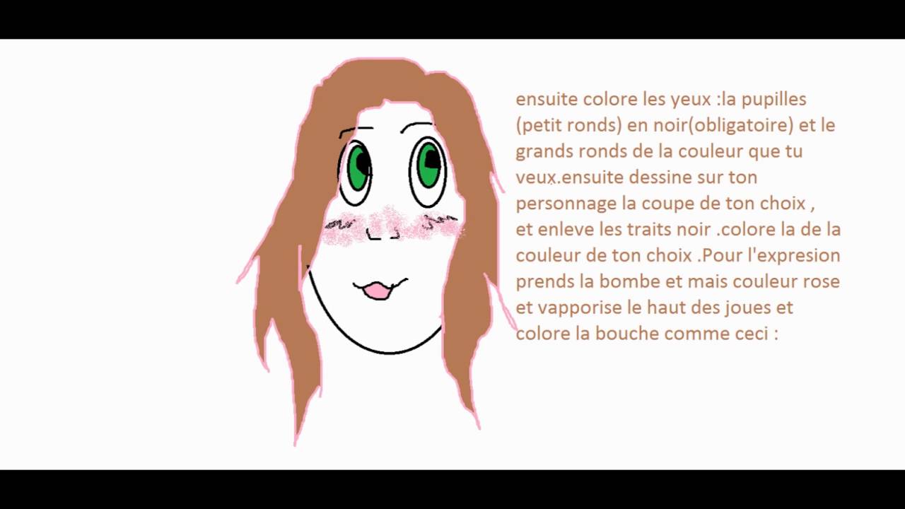 Fille Mangas Methode Facile Sur Ordinateur Youtube