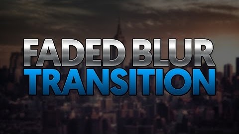 How To: Create Fade Blur Transition in Vegas Pro 14