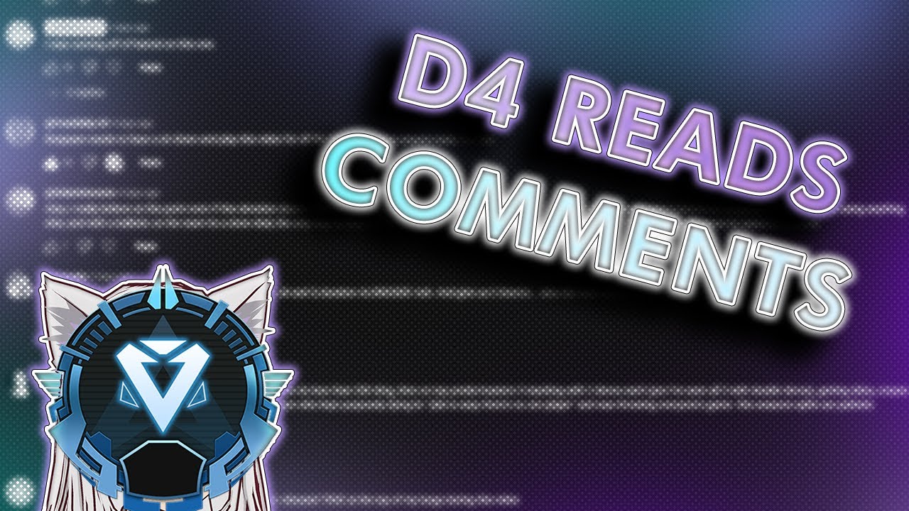 Local D4 Crashout Reads Apex Legends comments (rookie mistake)