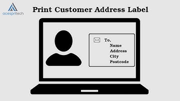 Odoo Print Customer Address Label