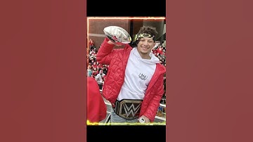 Thumbnail of Patrick Mahomes Talkes About Andy Reid and Travis Kelce Making Fun Of His Voice #shorts #chiefs