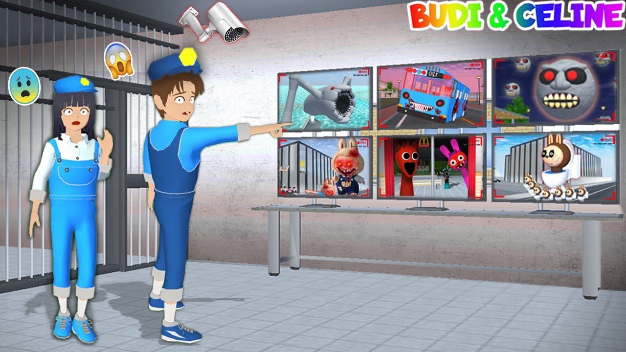 Spesial 1 Jam Yuta Mio Panik Buat Banyak CCTV Untuk Memantau Semua Monster Yang Ada di Kota Sakura!