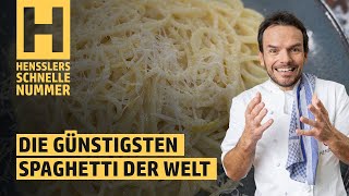 Schnelles Die günstigsten Spaghetti der Welt Rezept von Steffen Henssler | Günstige Rezepte