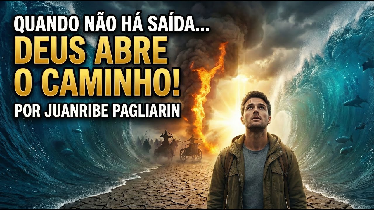 👉 “QUANDO NÃO HÁ SAÍDA, DEUS ABRE O MAR E O CÉU! 🌊✨ @Alan Jones  ישוע