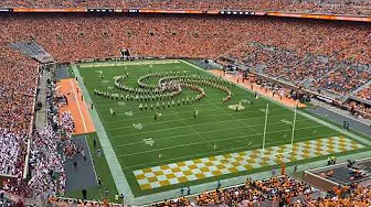Pride of the Southland Band “Circle Drill” Halftime Show 10/15/22, Tennessee vs Alabama