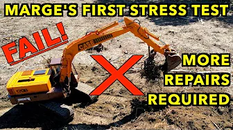 Restored Excavator...Breaks Again.  That Didn't Take Long!  Case 170B