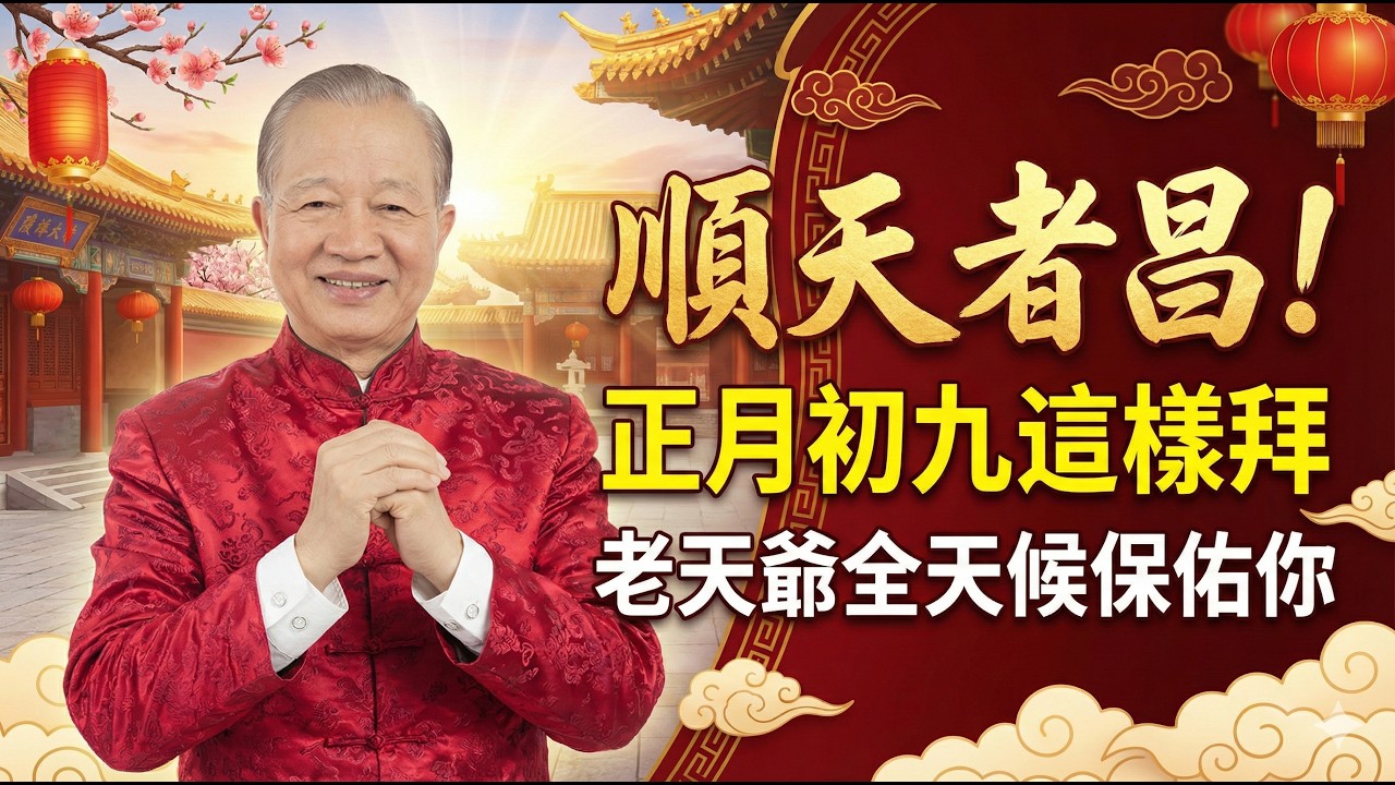 燒紙錢越多越好？錯！曾仕强：正月初九拜天公的真正奧秘，很多人一輩子不懂 #曾仕强 #易经智慧 #正月初九 #拜天公 #天公生 #玉皇大帝