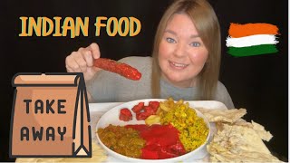 Indian takeaway #mukbang #uk #indian #food #curry #delicious #tasty