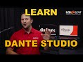 Learning Dante Studio & How To Set Up Dante AV w/ Audinate!