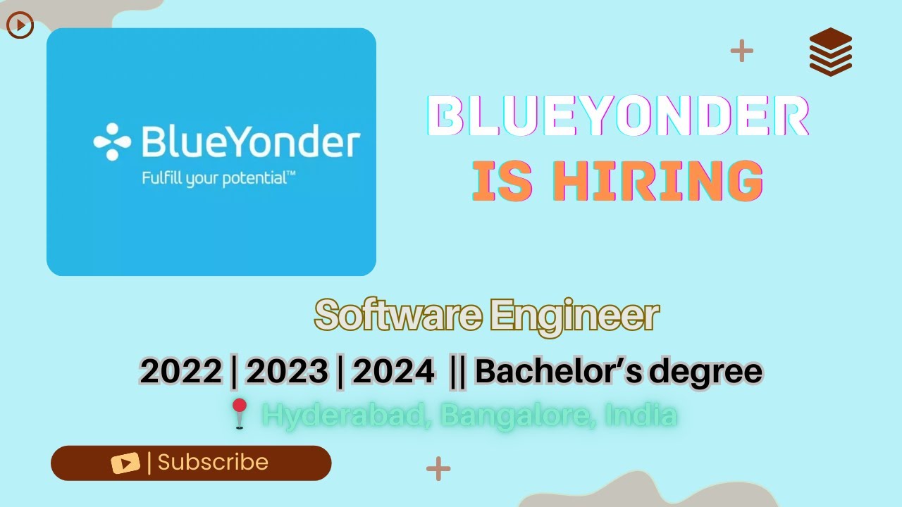 Blue Yonder is Hiring Software Engineer (Azure DevOps) | 1–3 Yrs Exp ...