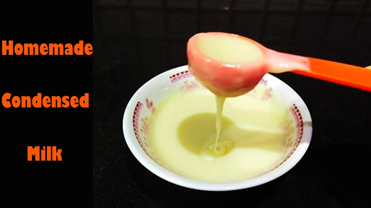 Homemade Condensed Milk How to Make Condensed Milk at Home (Urdu