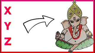 Learn to draw beautiful images of Ganesh from X Y Z. One of the best Lord Ganesh drawing on YouTube?