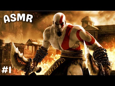 ASMR Jugando God of War en PPSSPP ♡