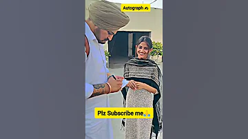 Sidhu Moose Wala Autograph Shorts Youtubeshorts Sidhumoosewala Subscribe Viral Trending 