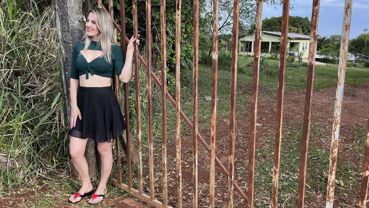 дама у ворот