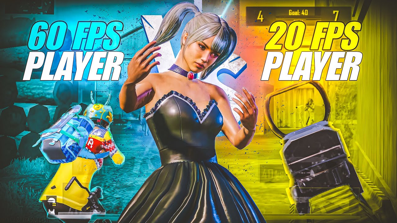60 FPS VS 20 FPS PLAYER (FILE USER ⁉️) in PUBG/BGMI - YouTube