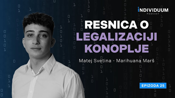 Resnica o legalizaciji konoplje | Matej Svetina - Marihuana Marš | Individuum Podcast #25