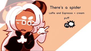 [Cookie Run Kingdom] Theres a spider | shit post | FT. Latte and Espresso cookie
