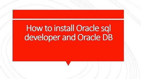 How to install Oracle sql developer /OracleDB -Windows | Create Connection in sql developer in Tamil