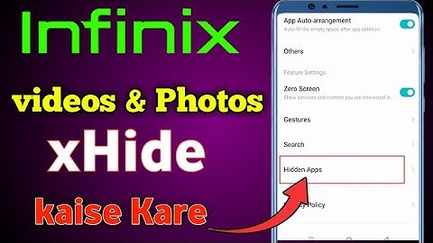 How To Hide Photo And Video In Infinix||Infinix Mobile Me App Video And Picture Hide Kaise Kare