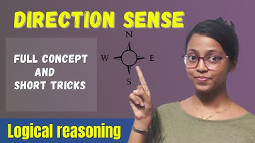 Direction Sense Test | Logical Reasoning | Reasoning tips & tricks | Solve in 5 Seconds