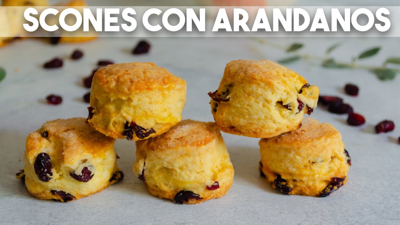 Scones de arandanos