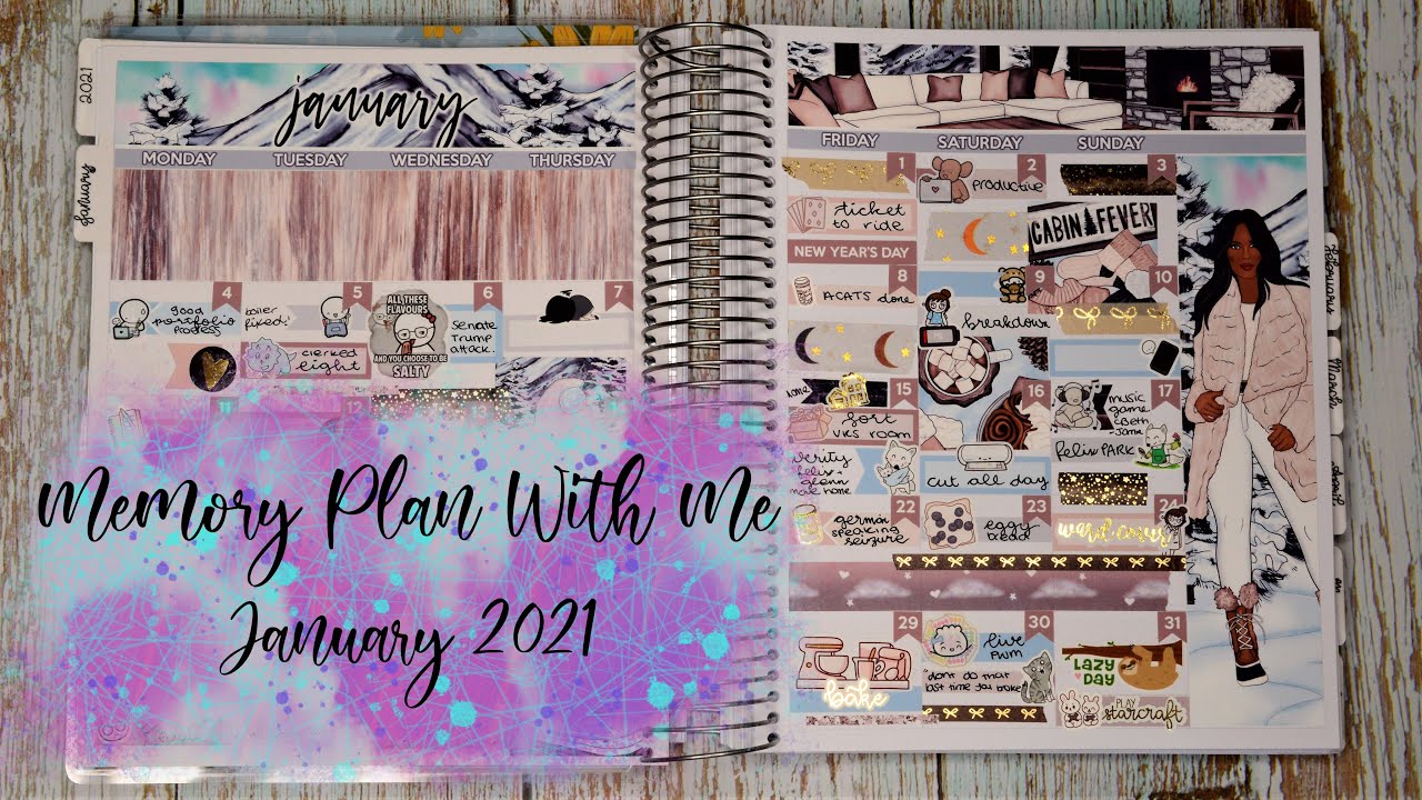 Ad ✿ Memory Monthly PWM ✿ Functional Flexi Planner ✿ Tilly Journals ✿ Plannerface ✿ January 2021