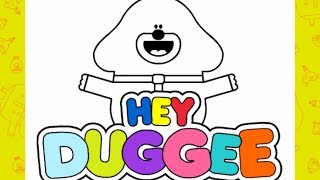 Hey Duggee And The Squirrels Coloring Pages Coloring Videos For Kids