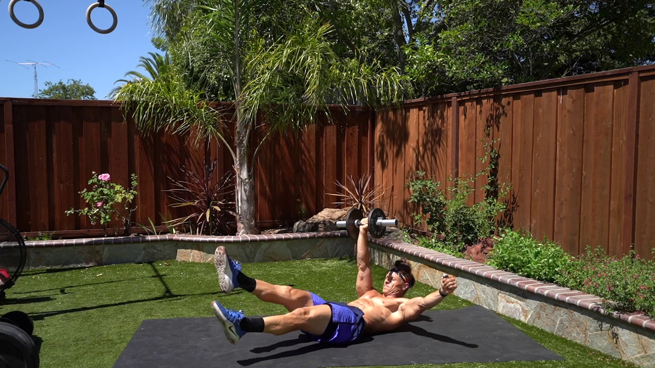 Single Arm Dumbbell Hollow Flutter Kick - YouTube