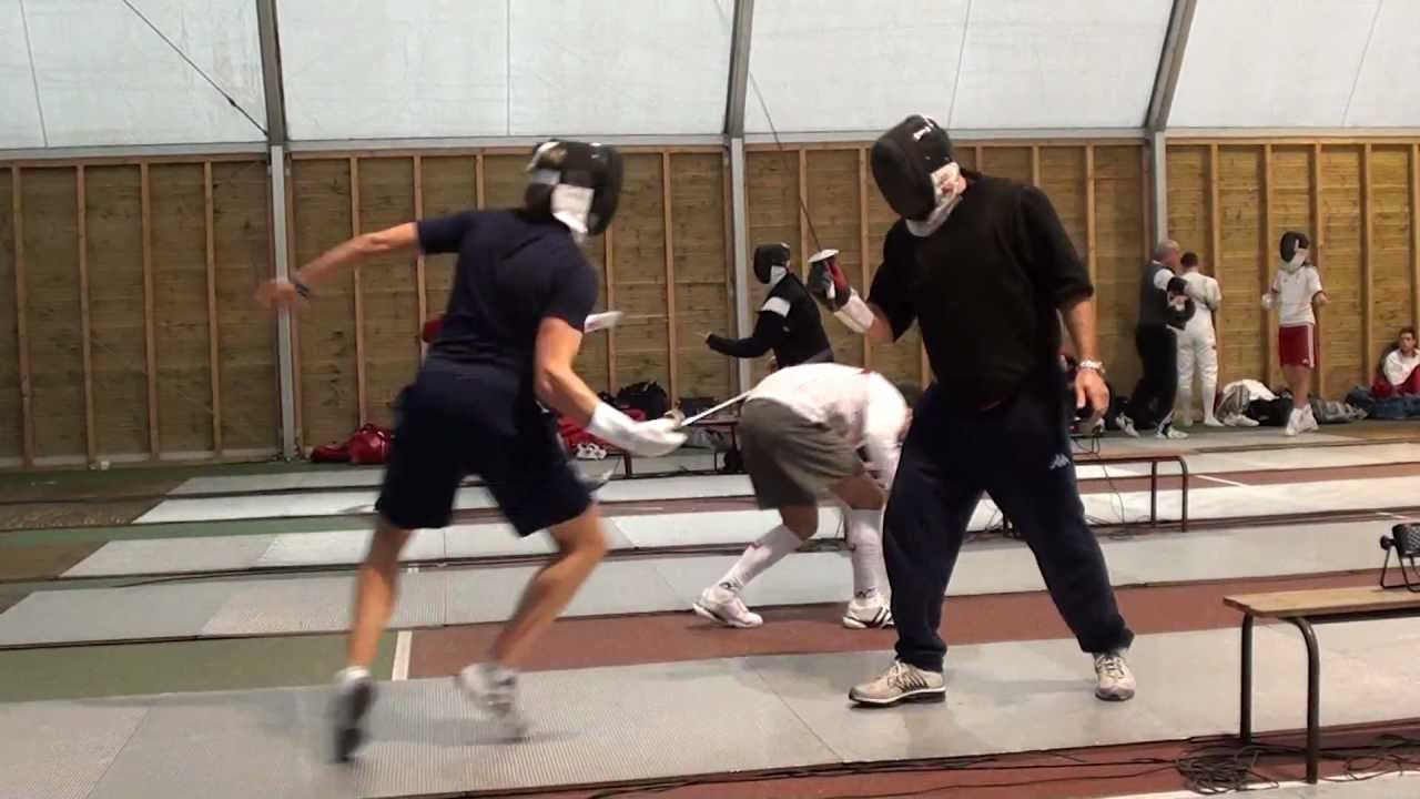 Italian foil lesson : stefano Cerioni with Aspromonte