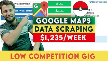 Google Maps Data Scraping by Free Instant Data Scraper Extension - google map data scraping