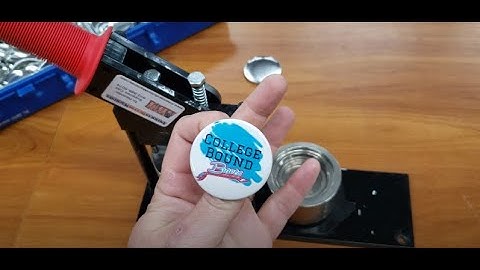 Making Buttons with the 1.75" American Button Machine