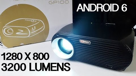 POWERFUL VIVIBRIGHT GP100 REAL 720 HD Projector - QUADCORE / ANDROID 6 /  PS4/XBOX ON 180INCH SCREEN