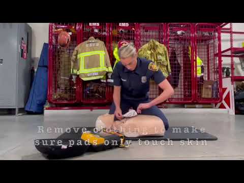 LAFD Shows You How To Use an AED First Aid Training Course available online at Hydurage.com