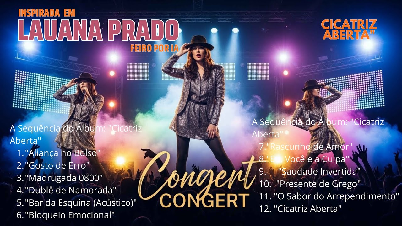 LAUANA PRADO - Cicatriz Aberta: Playlist vão te fazer se apaixonar