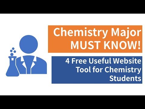 Chemistry Major MUST KNOW! 4 Free Useful Website Tool for Chemistry Students