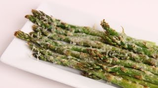 Parmesan Roasted Asparagus Recipe  Laura Vitale  Laura in the Kitchen Episode 370