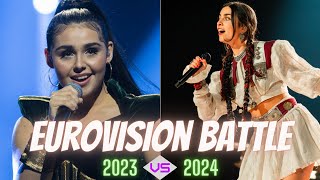 Eurovision Battle - 2023 vs 2024(ESC 2023 vs ESC 2024)