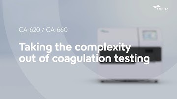 Compact fully automated haemostasis analyser: The Sysmex CA-660 – a powerhouse for your lab testing