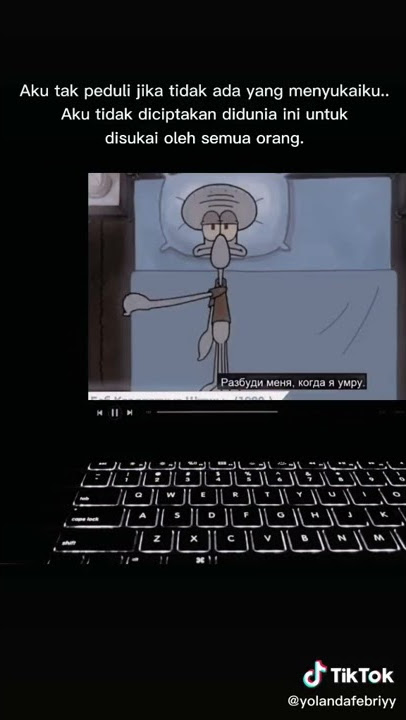 story wa Squidward sedih😔