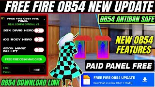 OB54 Free Fire Panel Mobile 🔥 FF Antiban Panel | Free Fire Hack New 😈 FF Injector 2026 | FF Panel screenshot 4