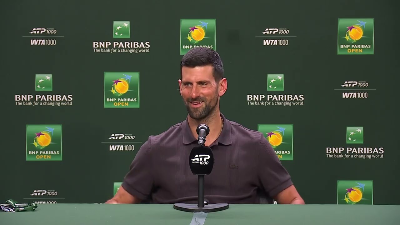🎙️ Novak Djokovic | BNP Paribas Open Pre Tournament Interview