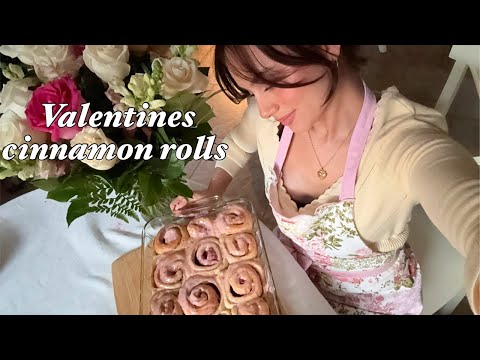 first time making cinnamon rolls ⋆˚꩜｡🍓| no talking baking video