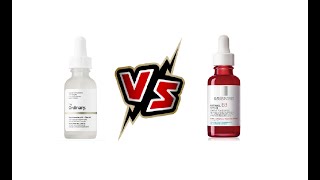 la roche posay retinol b3 serum VS the ordinary niacinamide10%+zinc1%_مقارنة  لفيتامين نياسيناميد ب3