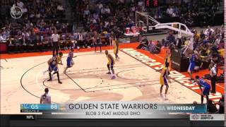 Golden State | Man Offense - BLOB - 3 Flat - Middle - DHO