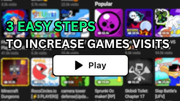 Increase Your Game Visits - Julian