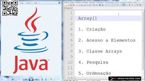 Universidade XTI   JAVA   020   Array   YouTube